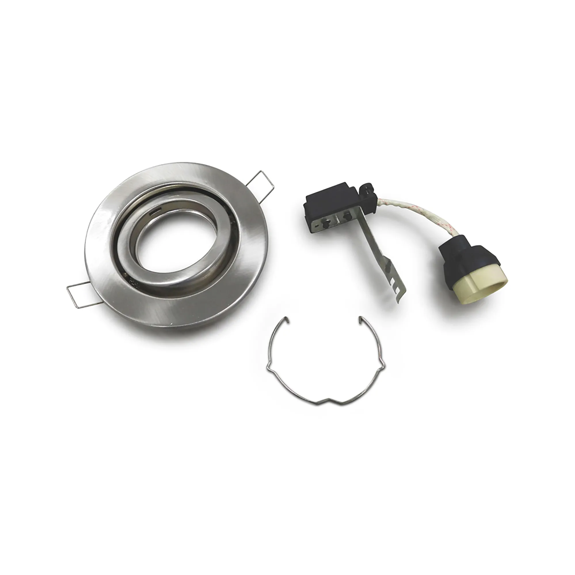 Hudson GU10 Adjustable Downlight, Cut Out 84mm Satin Nickel D0031  Deco Hudson